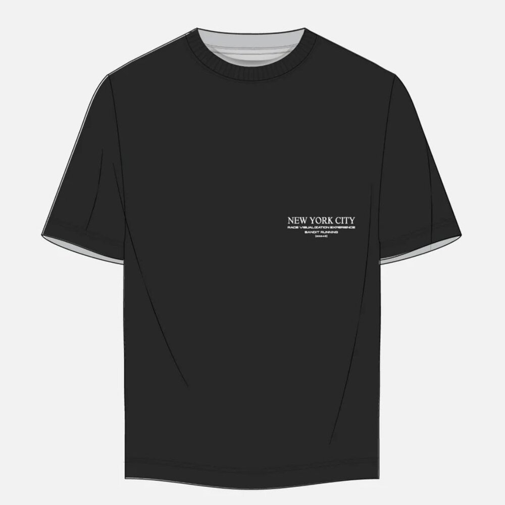 🔥 RARE Bandit Running New York Marathon '24 Race Visualization Promo Cotton Tee - Picture 4 of 8